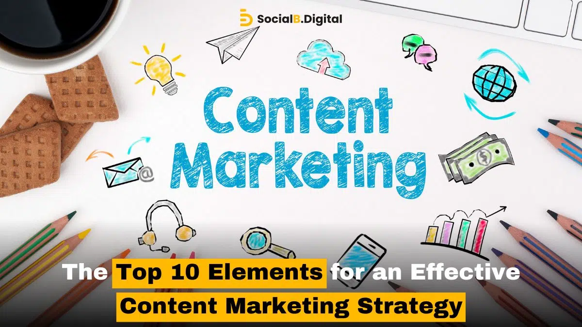 top 10 elements for an effective content marketing strategy